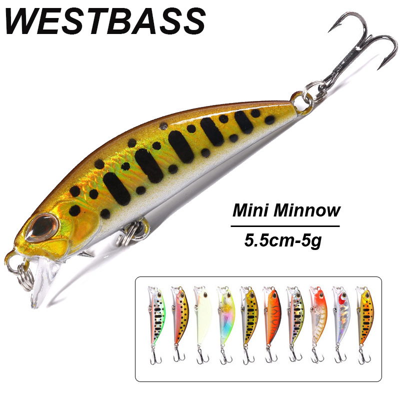 WESTBASS 1PX Micro Minnow Lure - Fishing Lure Crankbait review and price