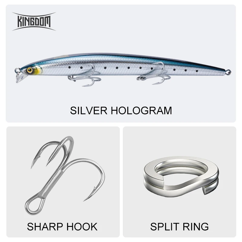 Kingdom Long Casting Fishing L - Fishing Lure Jerkbait review and price