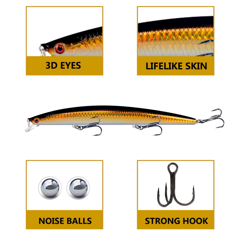 18cm 24g Minnow Fishing Lure L - Fishing Lure Crankbait review and price