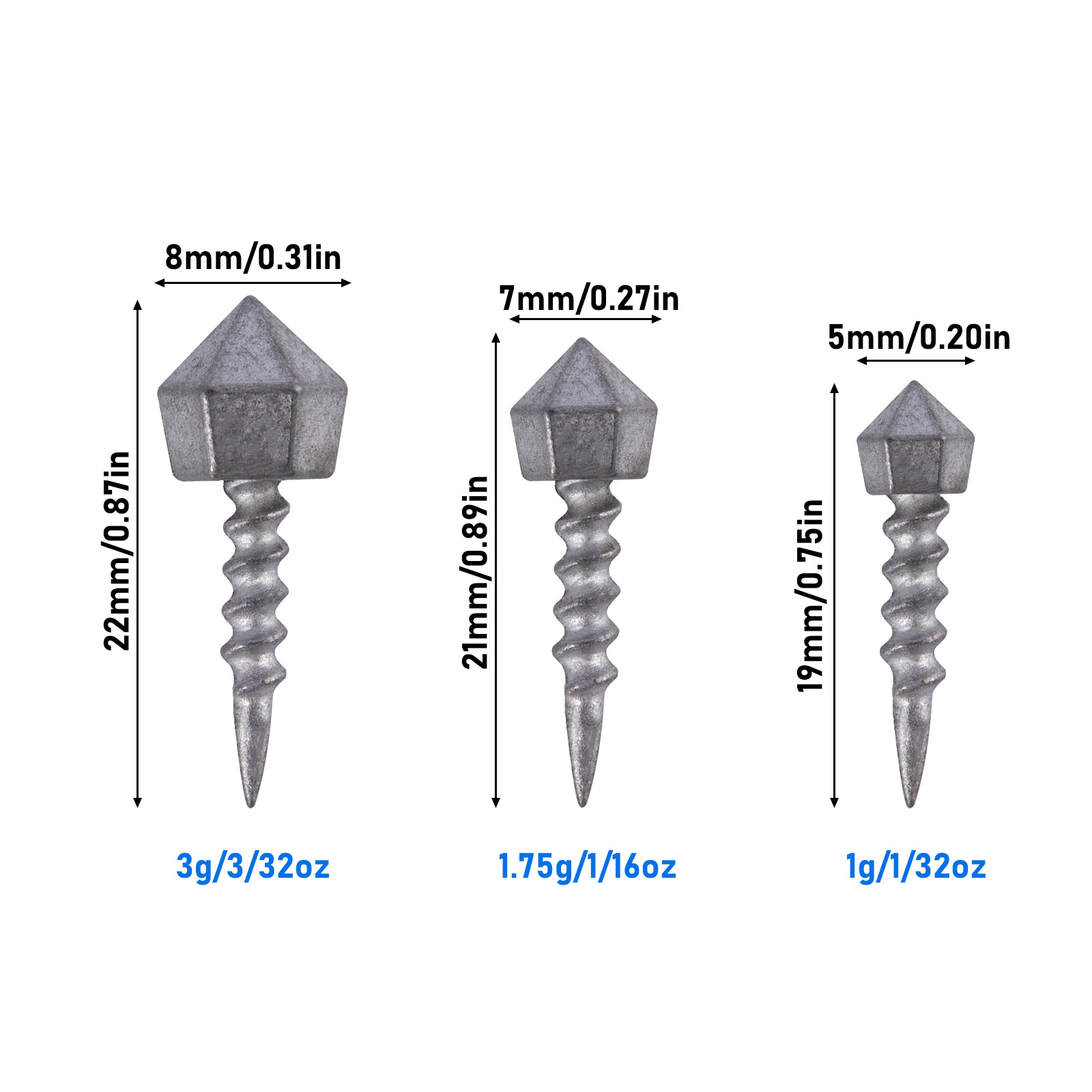 10pcs Fishing Insert Weight Si - Fishing Lure Accessories review and price