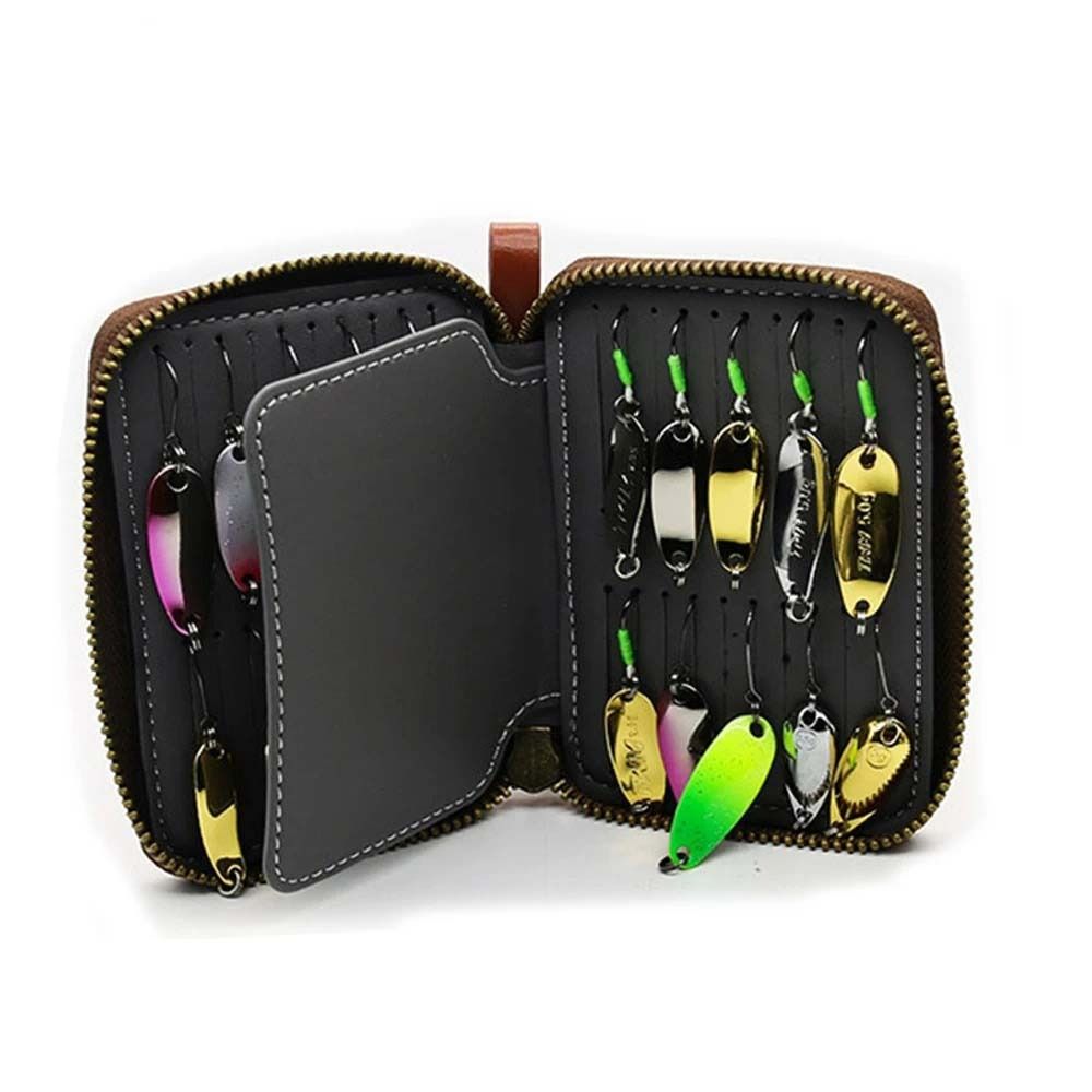 PU Leather Lure Wallet Bag Car - Fishing Lure Jig review and price