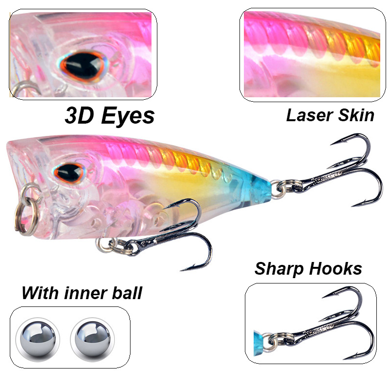 YUCONG 1PC Mini Popper Fishing - Fishing Lure Crankbait review and price