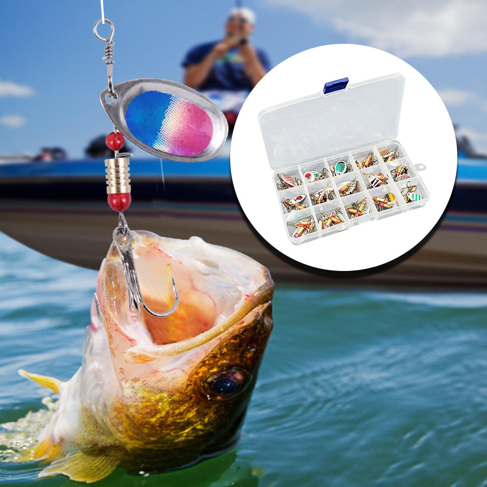 30pcs Metal Spoon Spinner Fish - Fishing Lure Crankbait review and price