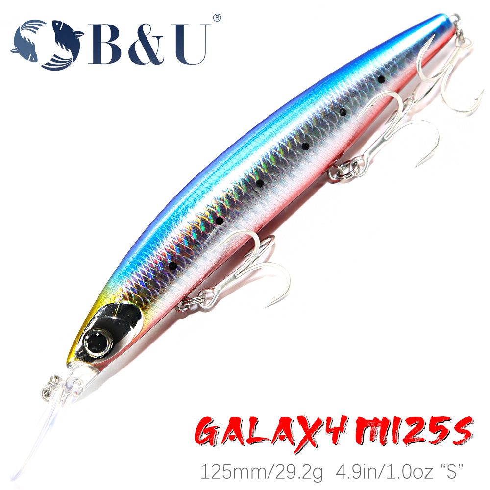 B&U 125mm Sinking Minnow Sea F - Fishing Lure Jerkbait review and price
