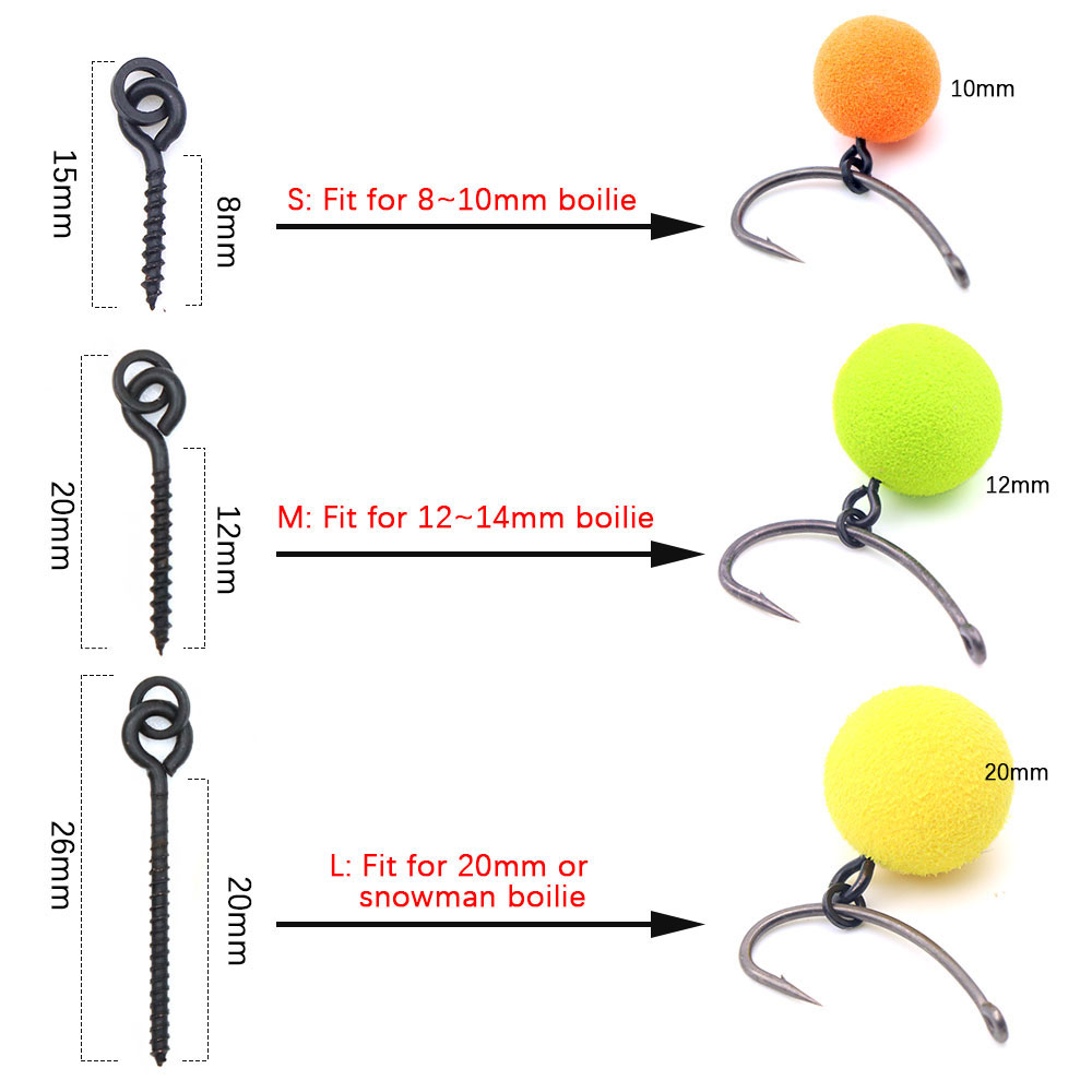 20pcs Carp Fishing Boilie Clip - Fishing Lure Accessories review and price